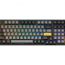 Bàn phím không dây AKKO 3098B Multi-modes Black Gold (2.4Ghz - Bluetooth 5.0 - Hotswap - Akko CS Switch Jelly Purple)