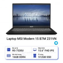 Laptop MSI Modern 15 B7M 231VN