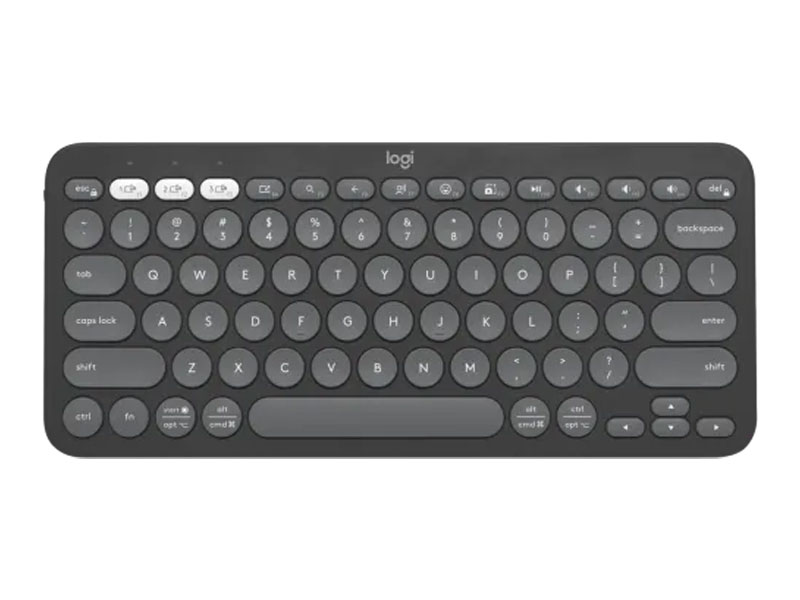 23810_ban_phim_logitech_pebble_keys_2_k380s_bluetooth_black_1 Bàn phím Logitech Pebble Keys 2 K380s Bluetooth Graphite (Than chì)