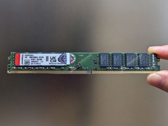 Ram PC Kingston 8GB DDR4 3200MHz D4-3200U22 1Rx8 VLP UDIMM (KVR32N22S8L/8)