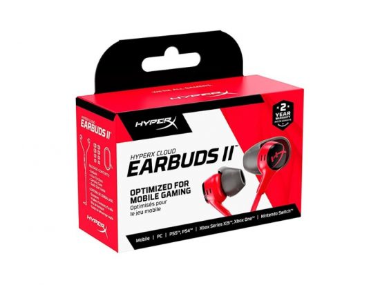 Tai nghe HP HyperX Cloud Earbuds II  Red 705L8AA