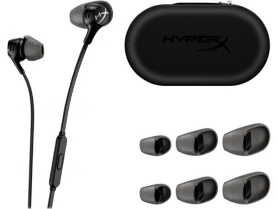 Tai nghe HP HyperX Cloud Earbuds II  Black 70N24AA
