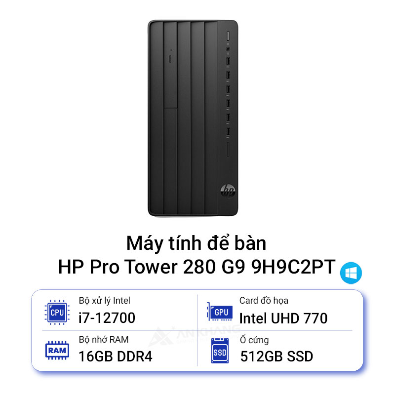 Máy tính để bàn HP Pro Tower 280 G9 9H9C2PT i7-12700