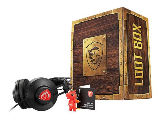 Bộ quà tặng MSI Loot Box Pack 2 (Tai nghe Gaming MSI, USB 16G)