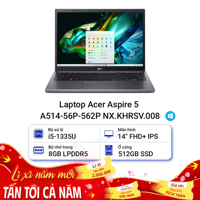 Laptop Acer Aspire 5 A514-56P-562P NX.KHRSV.008