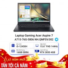 Laptop Gaming Acer Aspire 7 A715-76G-5806 NH.QMFSV.002