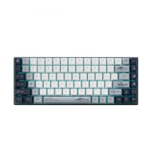 Bàn phím cơ Không dây Rapoo MT510PRO Trắng Xanh