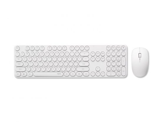 Bộ bàn phím chuột Rapoo X260S Wireless Trắng