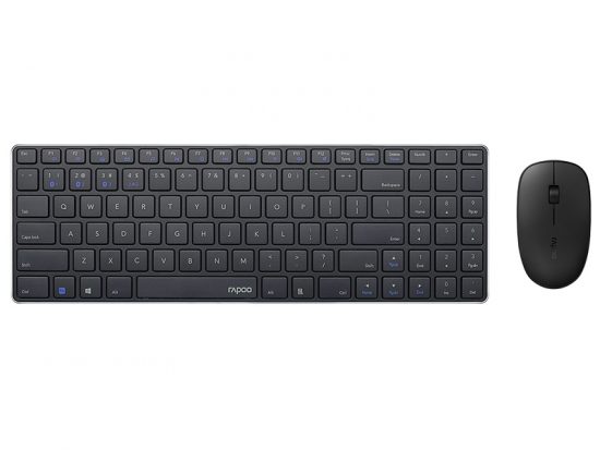 Bộ bàn phím chuột Rapoo 9300M Wireless Đen