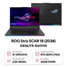 Laptop Asus ROG Strix SCAR 18 G834JYR-R6011W (2024)