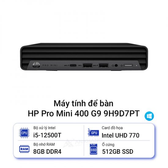 Máy tính để bàn HP Pro Mini 400 G9 9H9D7PT