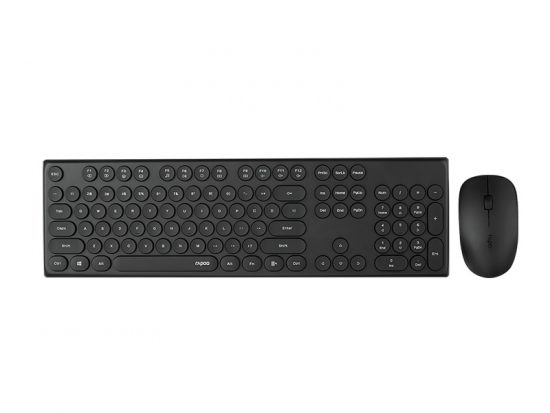 Bộ bàn phím chuột không dây Rapoo X260 Wireless Đen