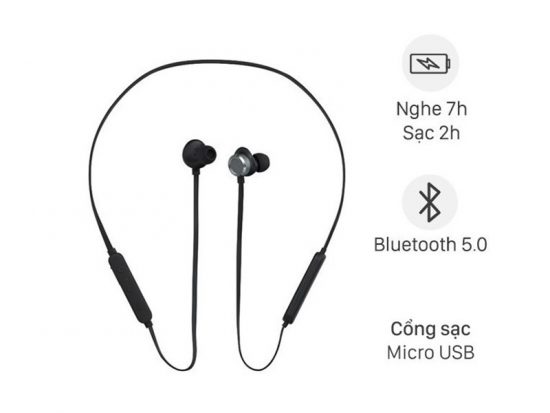 Tai nghe Bluetooth nhét tai Rapoo S150 Đen