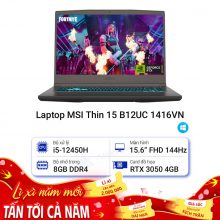 Laptop MSI Thin 15 B12UC 1416VN