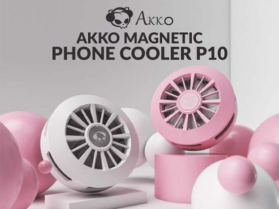 Quạt tản nhiệt AKKO Magnetic Phone Cooler P10 White