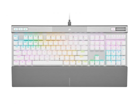 Bàn phím Corsair K70 PRO-WHT-OPX Silver-RGB CH-910951A-NA