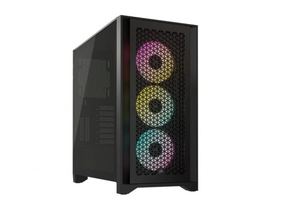 Vỏ máy tính Corsair iCUE 4000D RGB Airflow Black CC-9011240-WW