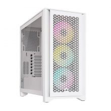 Vỏ máy tính Corsair iCUE 4000D RGB Airflow True White CC-9011241-WW