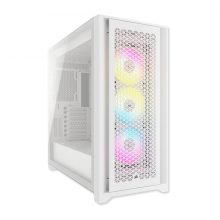 Vỏ máy tính Corsair iCUE 5000D RGB Airflow True White CC-9011243-WW