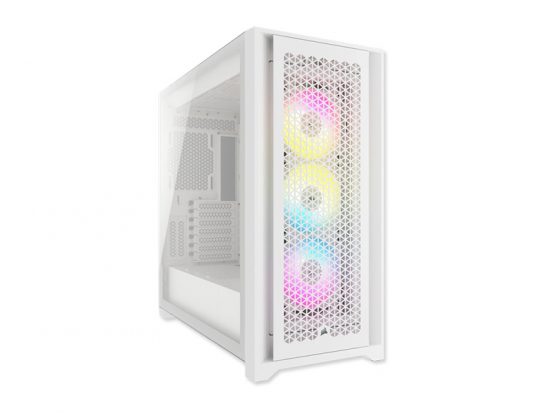Vỏ máy tính Corsair iCUE 5000D RGB Airflow True White CC-9011243-WW