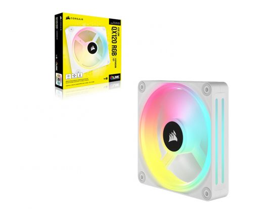 Quạt máy tính Corsair iCUE LINK QX120 RGB Expansion Kit White CO-9051005-WW