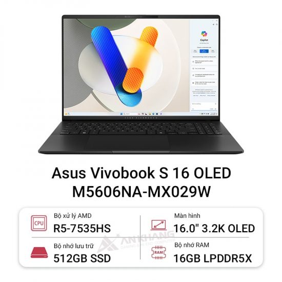 Laptop Asus Vivobook S 16 OLED M5606NA-MX029W