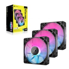 Bộ 3 quạt máy tính Corsair RX120 RGB CO-9051018-WW