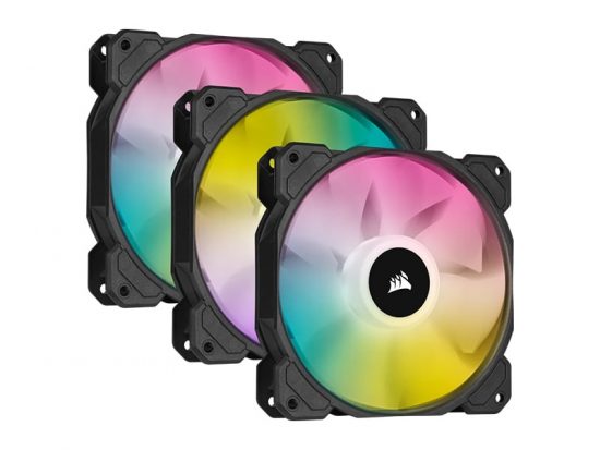 Bộ 3 quạt máy tính Corsair SP120 RGB ELITE kèm Node Core CO-9050109-WW