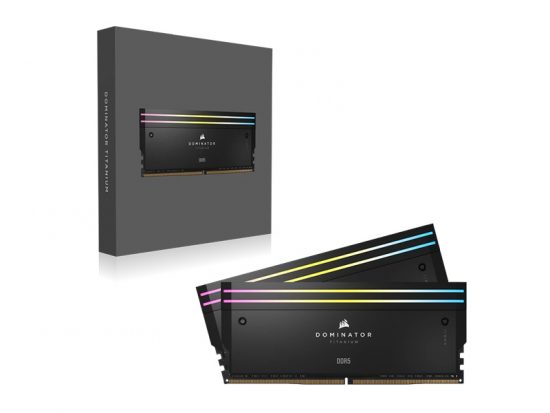Ram Corsair Dominator Titanium RGB 32GB (2x16GB) DDR5 6000MHz CMP32GX5M2B6000C30