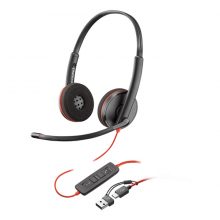 Tai nghe có dây Poly BW 3220 Stereo USB-C HS + USB-C/A 8X228AA