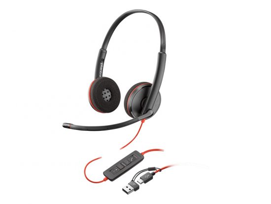 Tai nghe có dây Poly BW 3220 Stereo USB-C HS + USB-C/A 8X228AA