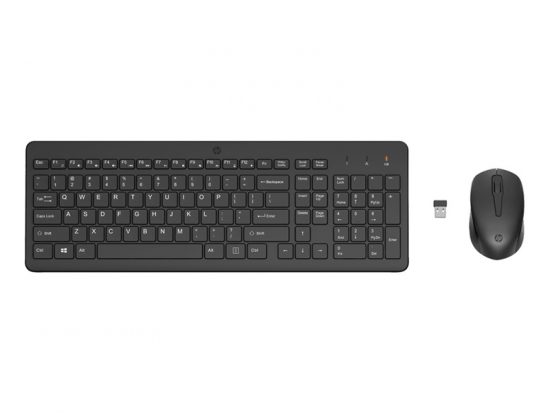 Bộ bàn phím chuột không dây HP 330 Đen (2V9E6AA)