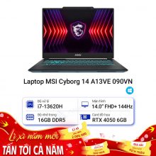 Laptop MSI Cyborg 14 A13VE 090VN (Core i7-13620H | RTX 4050)