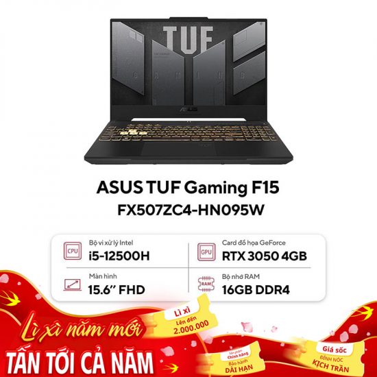Laptop ASUS TUF Gaming F15 FX507ZC4-HN095W