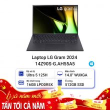 Laptop LG Gram 2024 14Z90S-G.AH55A5