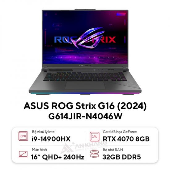 Laptop Asus ROG Strix G16 G614JIR-N4046W (2024)