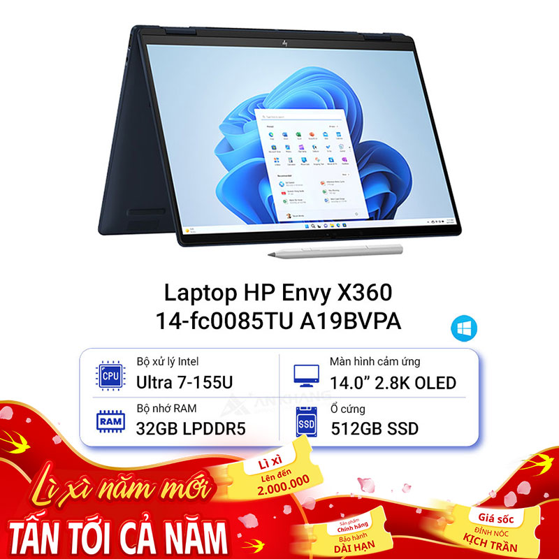 Laptop HP Envy X360 14-fc0085TU A19BVPA