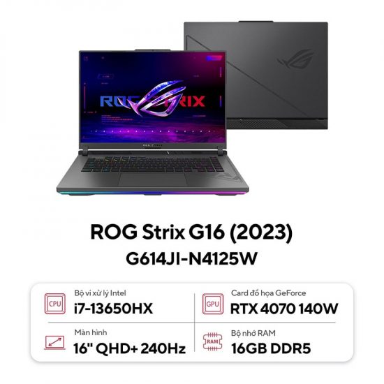 Laptop Asus ROG Strix G16 G614JI-N4125W