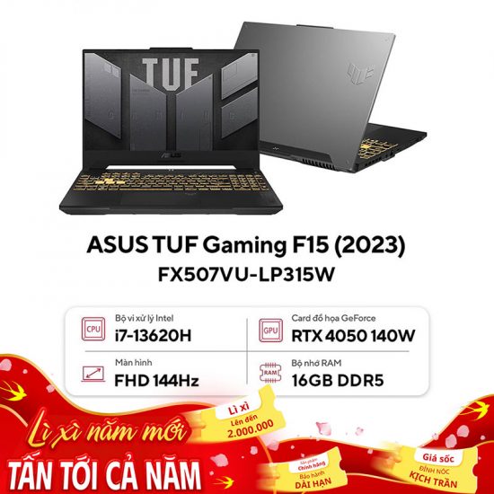 Laptop Asus TUF Gaming F15 FX507VU-LP315W