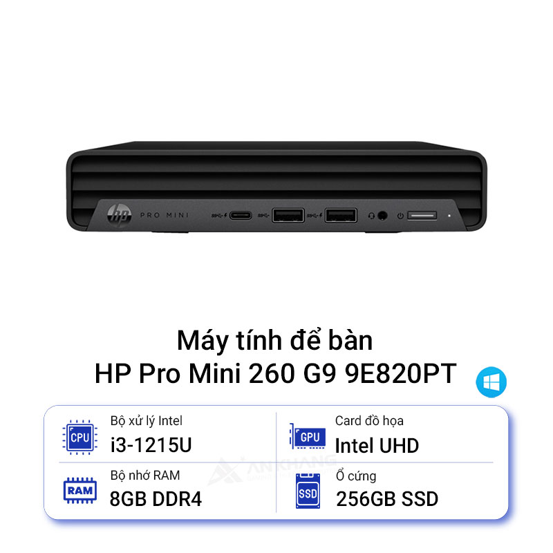 Máy tính để bàn HP Pro Mini 260 G9 9E820PT