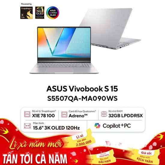 Laptop ASUS Vivobook S 15 S5507QA-MA090WS