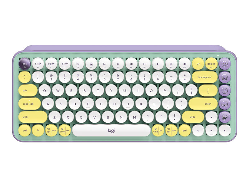 26565_ban_phim_co_khong_day_logitech_pop_keys_tim_trang_daydream_mint_1 Bàn phím cơ không dây Logitech POP Keys TÍM-TRẮNG (DAYDREAM_MINT)