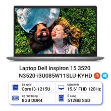 Laptop Dell Inspiron 15 3520 N3520-i3U085W11SLU-KYHD