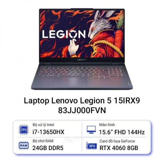 Laptop Lenovo Legion 5 15IRX9 83JJ000FVN