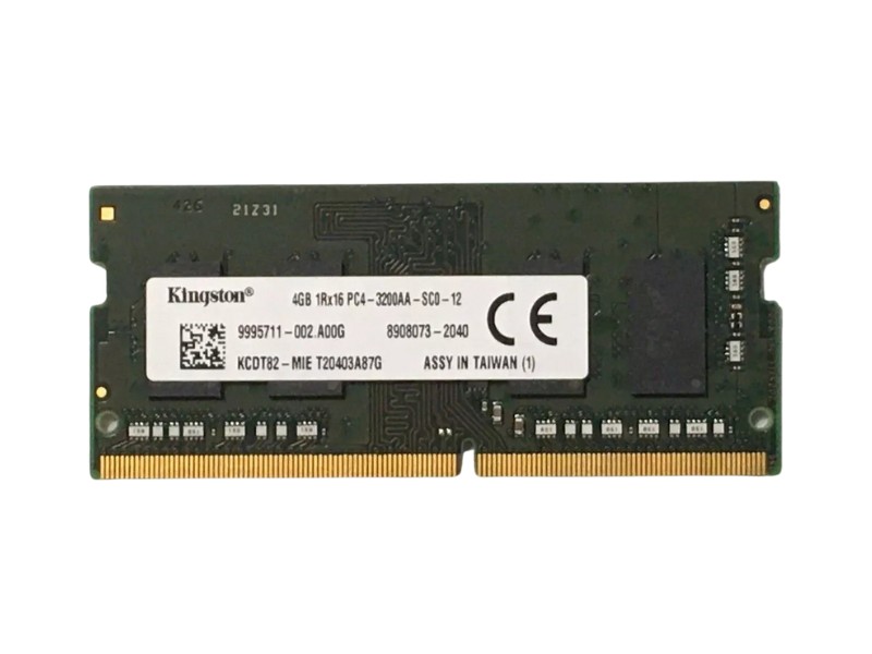 Ram Laptop Kingston 4GB DDR4 3200MHz 1Rx16 PC4-3200AA-SC0-12
