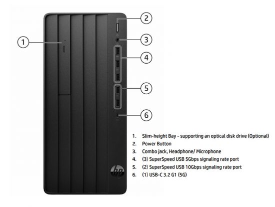 Máy tính để bàn HP Pro Tower 280 G9 PCI AY1Y3PT