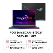 Laptop Asus ROG Strix SCAR 18 G834JZR-R6160 (2024)