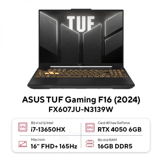 Laptop ASUS TUF Gaming F16 FX607JU-N3139W