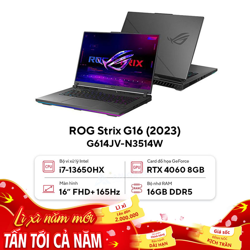 Laptop Asus ROG Strix G16 G614JV-N3514W (2023)