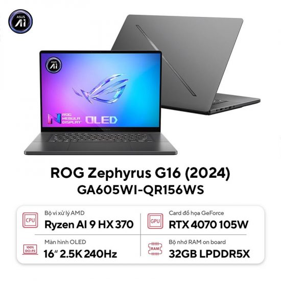 Laptop Asus ROG Zephyrus G16 GA605WI-QR156WS